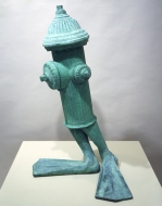 "L’Assistant Antipirine" bronze, 48x36x36"